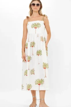 Hot Tie Strap Pocket Midi- Canary Green Midis|Dresses