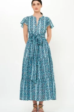 Discount V-Neck Maxi- Goa Blue Maxis|Dresses