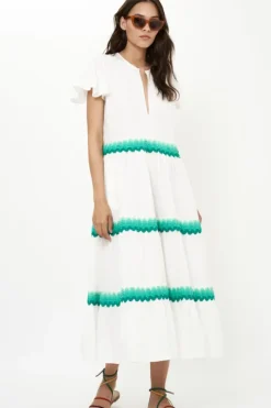 Online V-Neck Maxi- Pacifica Aqua Maxis|Dresses