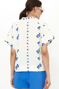 Best V-Neck Top- Wicklow Blue Tops|Matching Sets