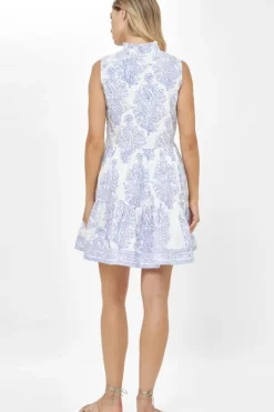Hot Yoke Dress- Amadora Blue Short & Mini Dresses|Dresses