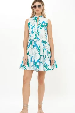 Discount Yoke Dress- Orchid Green Short & Mini Dresses|Dresses